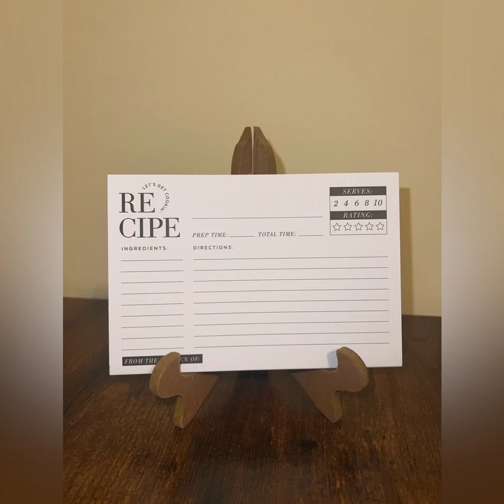 Recipe’s Box, Handcrafted - Picture 3 of 5